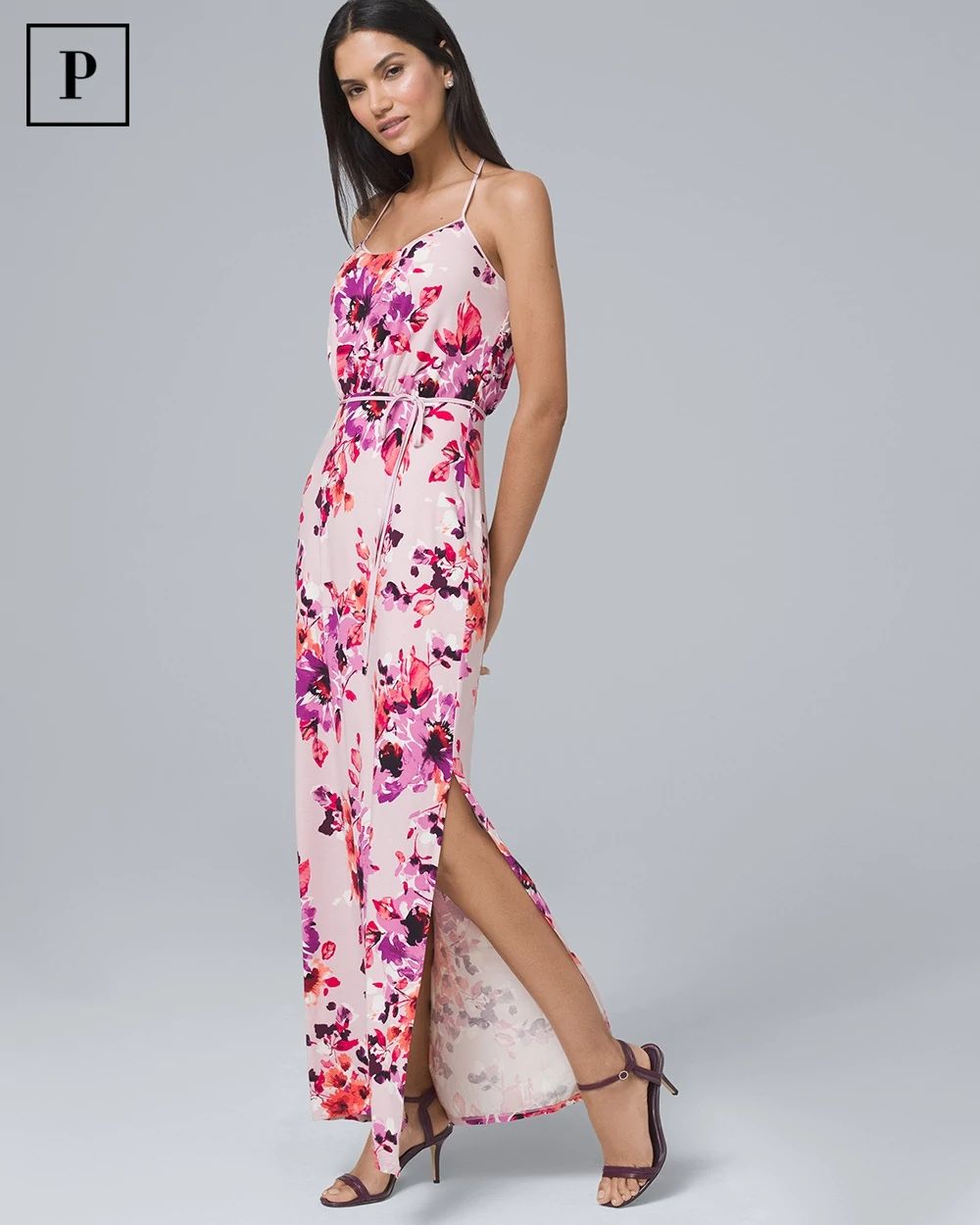 Petite knit maxi dress sales